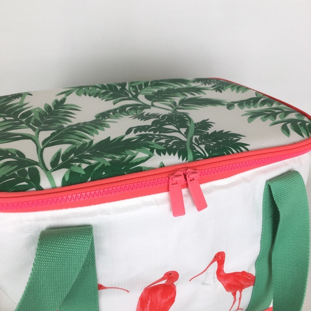 Ikea Flamingo Cooler Tote Bag NEW Sommarliv Tropical Pink White Green - Picture 7 of 13